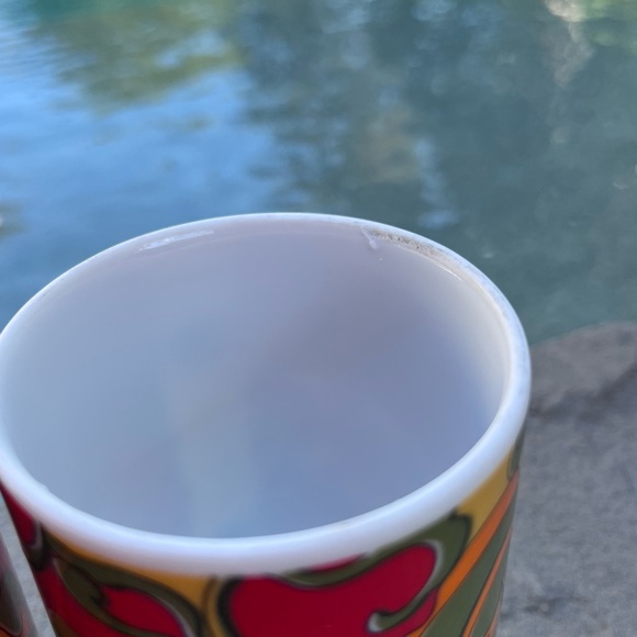 Holt-Howard Set Of 4 Mid-Century Pedestal Mugs Groovy Psychedelic Vintage - Picture 6 of 9